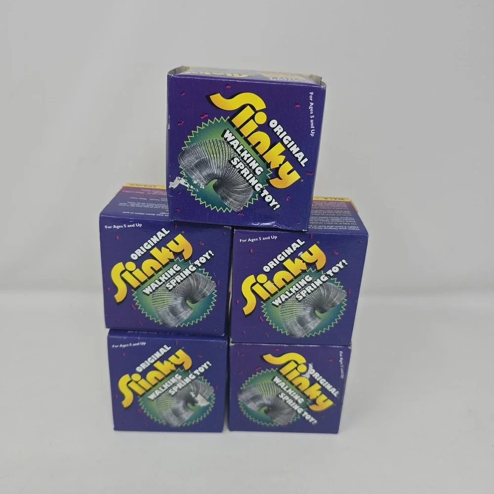 Slinky 2004 Original new in original sealed box lot of 5 great stocking stuffer!